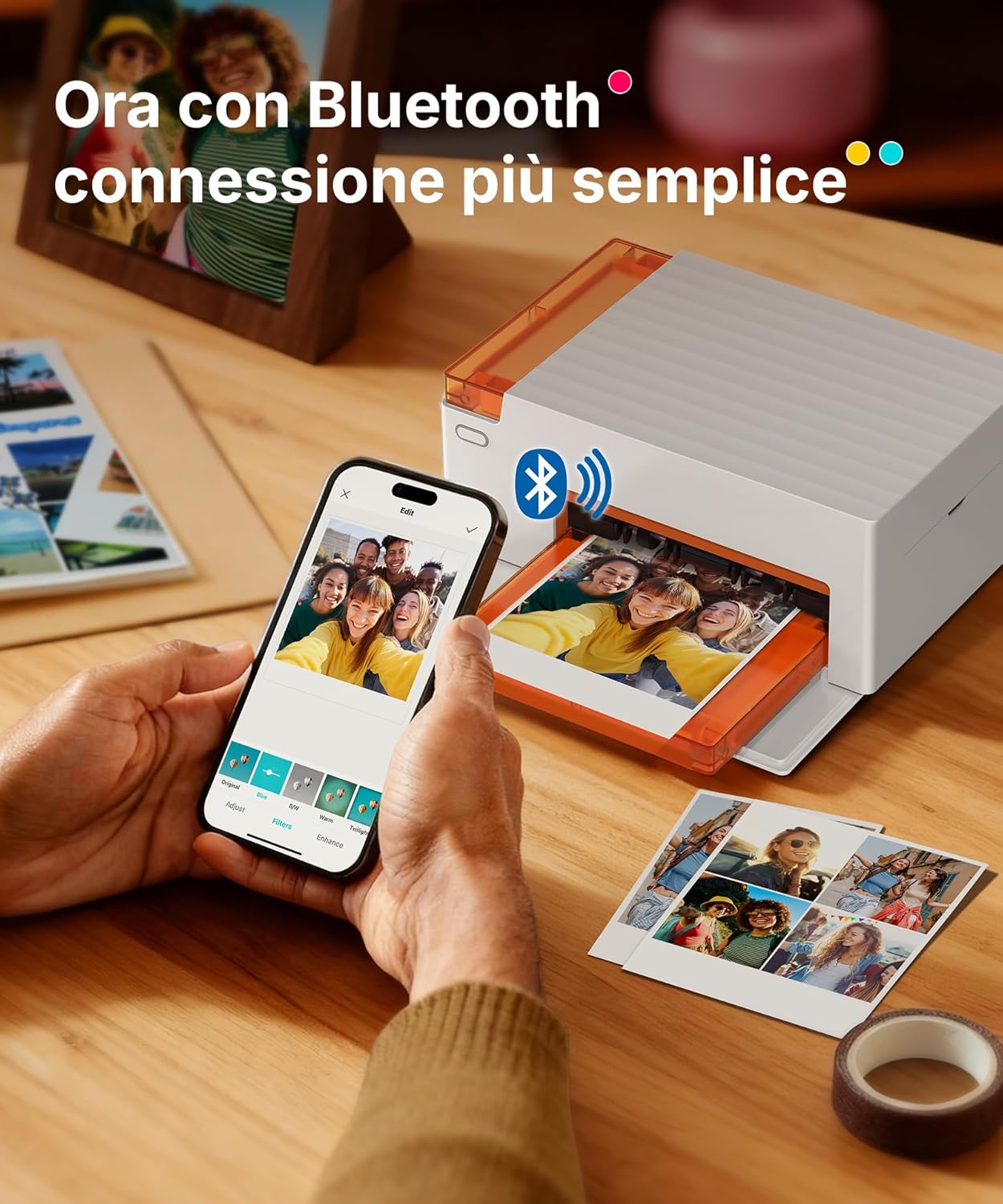 Thumbnail 3 de Liene Amber M110: Stampante Fotografica Portatile con Doppio Vano per Smartphone