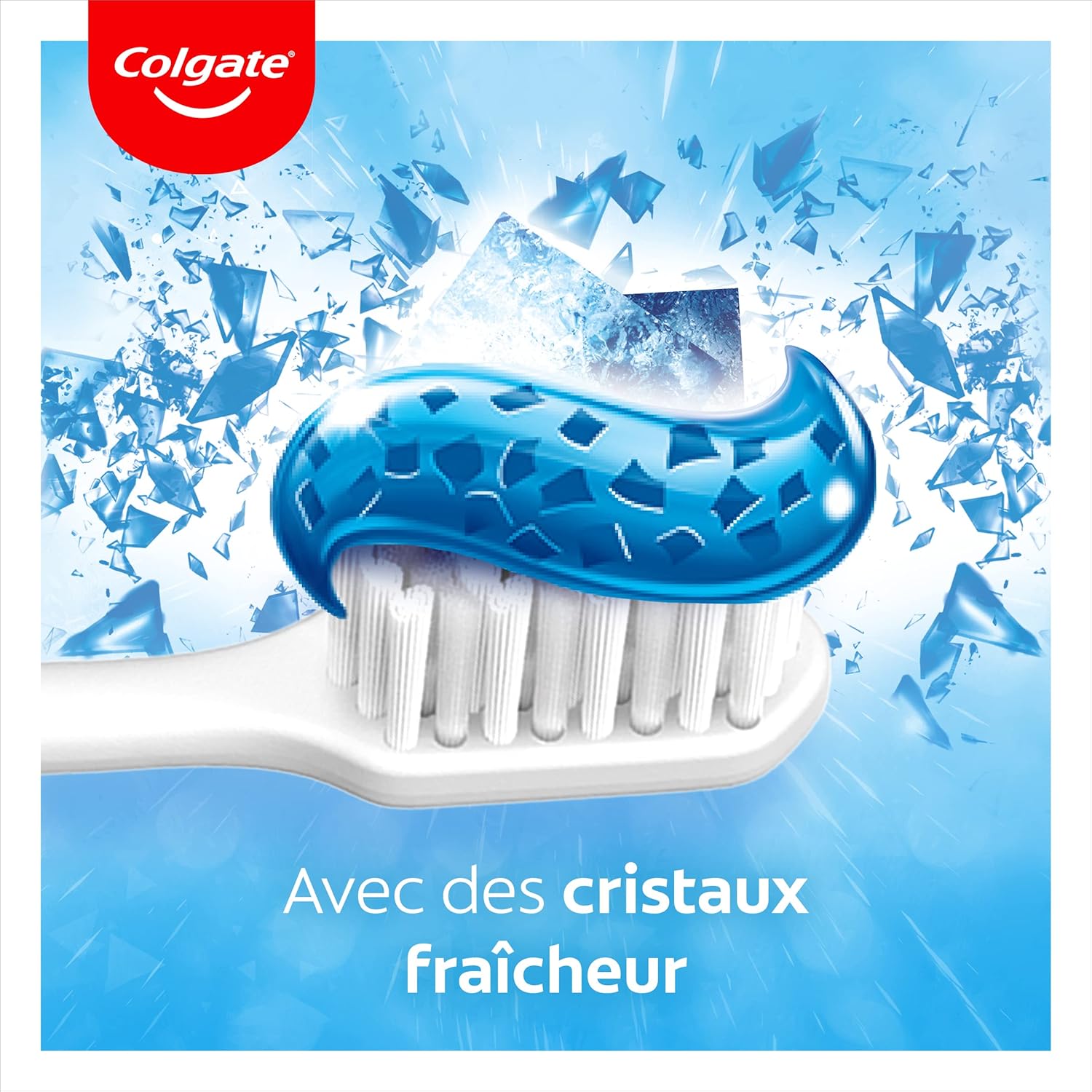 Detalle 2 de COLGATE Max Fresh Cristaux Fraîcheur – Lot de 6 tubes de 75 ml