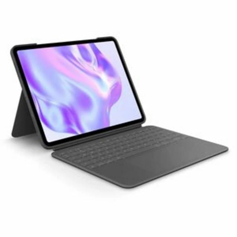 Detalle de Funda con teclado Logitech Combo Touch para iPad Pro 13" (Graphite) – protección y productividad