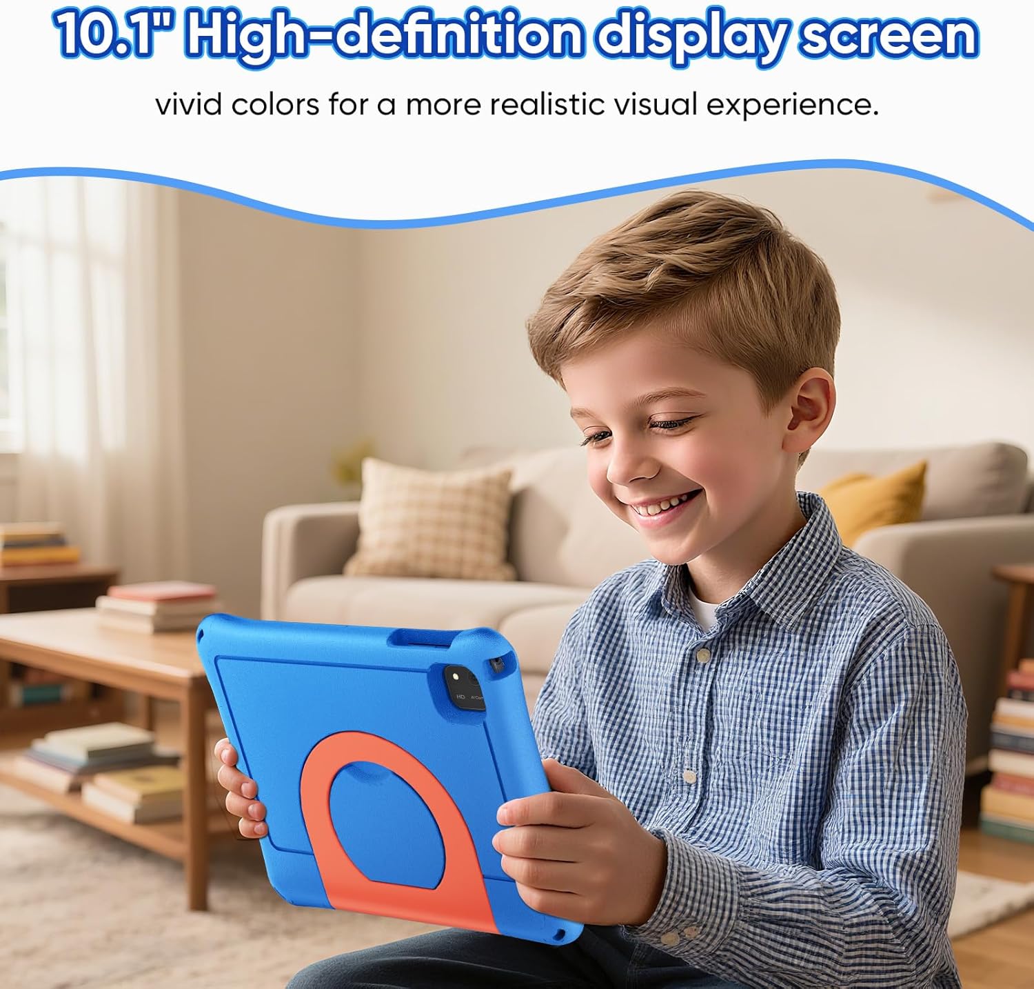 Thumbnail 6 de 10-inch Kids Tablet (Android 16) with Parental Control, Dual Camera, 24GB RAM + 64GB Storage (Expandable)