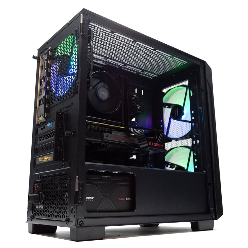 Detalle de PcCom Lite AMD Ryzen 5 5500 / 16GB / 1TB SSD / RX 9060 XT 16GB | Windows 11 Home