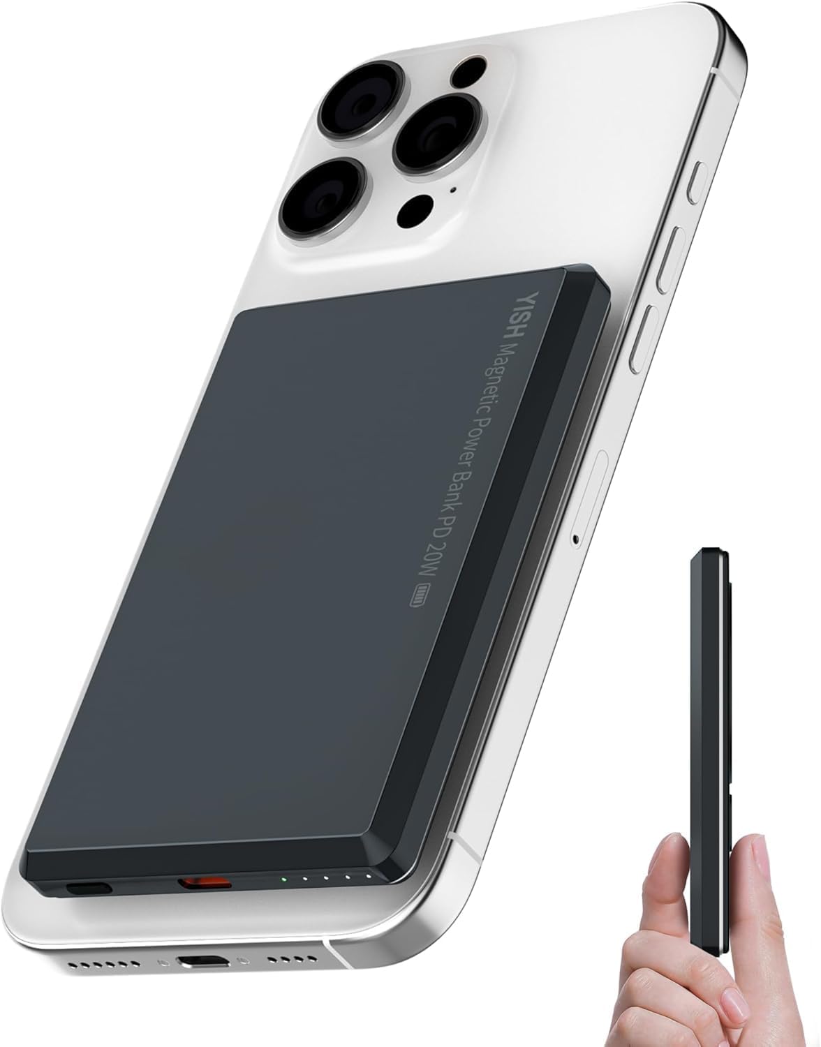 Imagen de YISH Batería Externa MagSafe 5000mAh 20W PD en OfertitasTOP