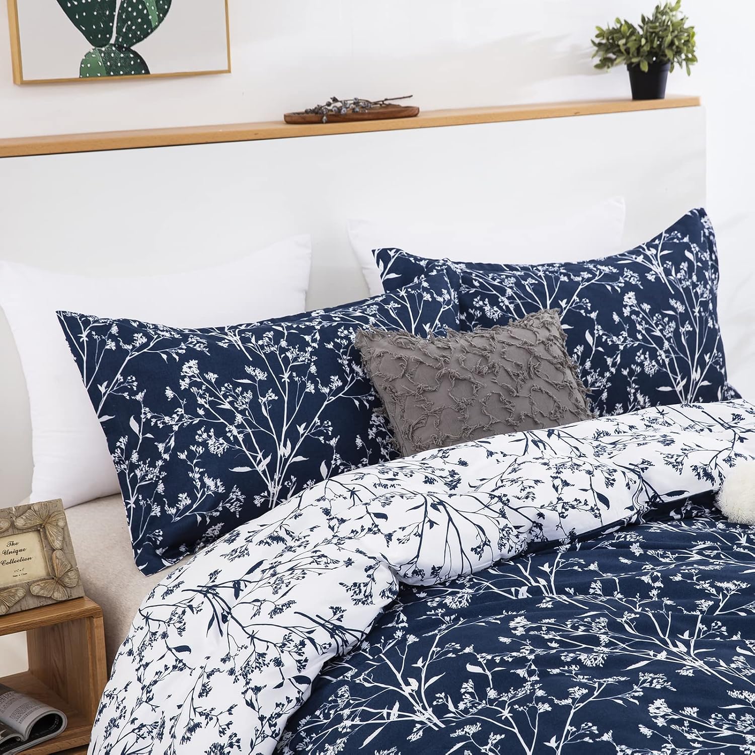 Detalle 2 de DJY Navy Bedding King 230x220cm duvet set