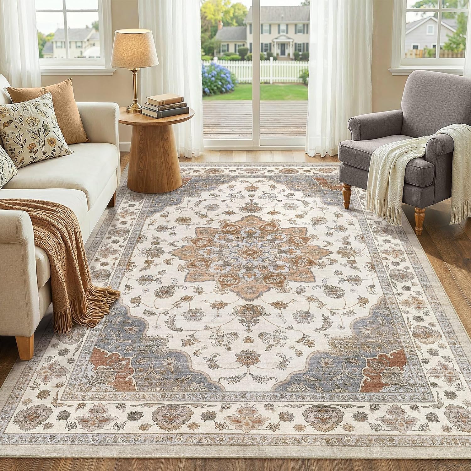Detalle de WITSHOCK 6x9 Area Rug for Living Room