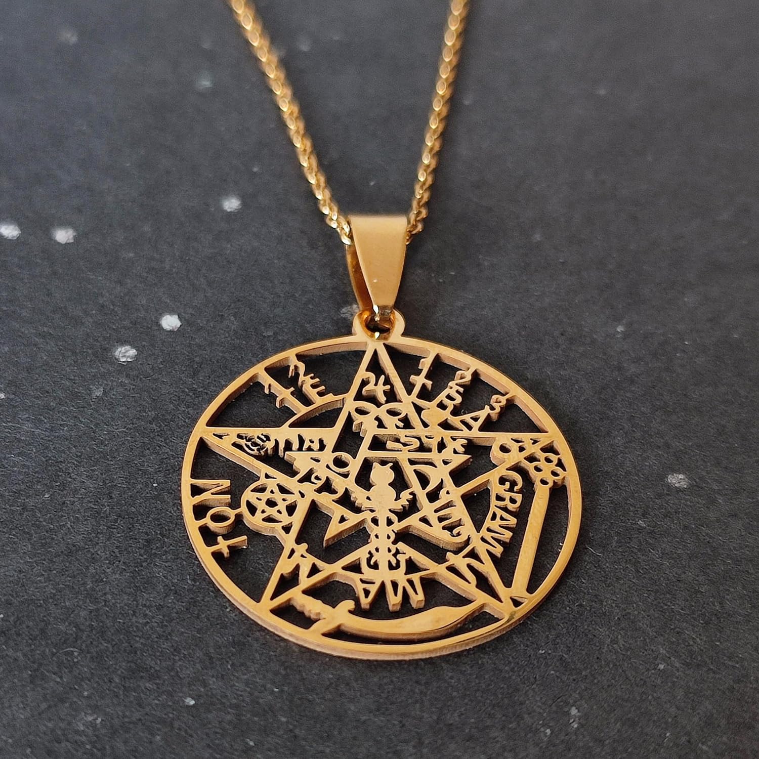 Thumbnail 5 de Simboliks Colgante Tetragrammaton en Acero Inoxidable