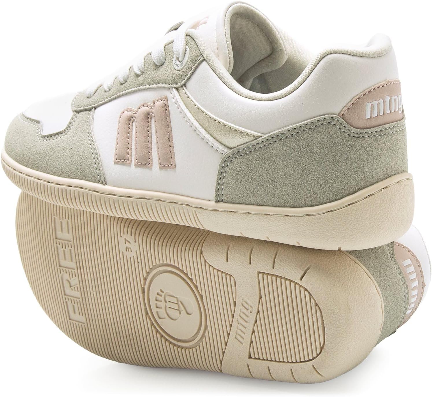 Thumbnail 3 de MTNG Deportivas Barefoot para mujer Free-Aria 60840 (60782) White 252 | con cordones