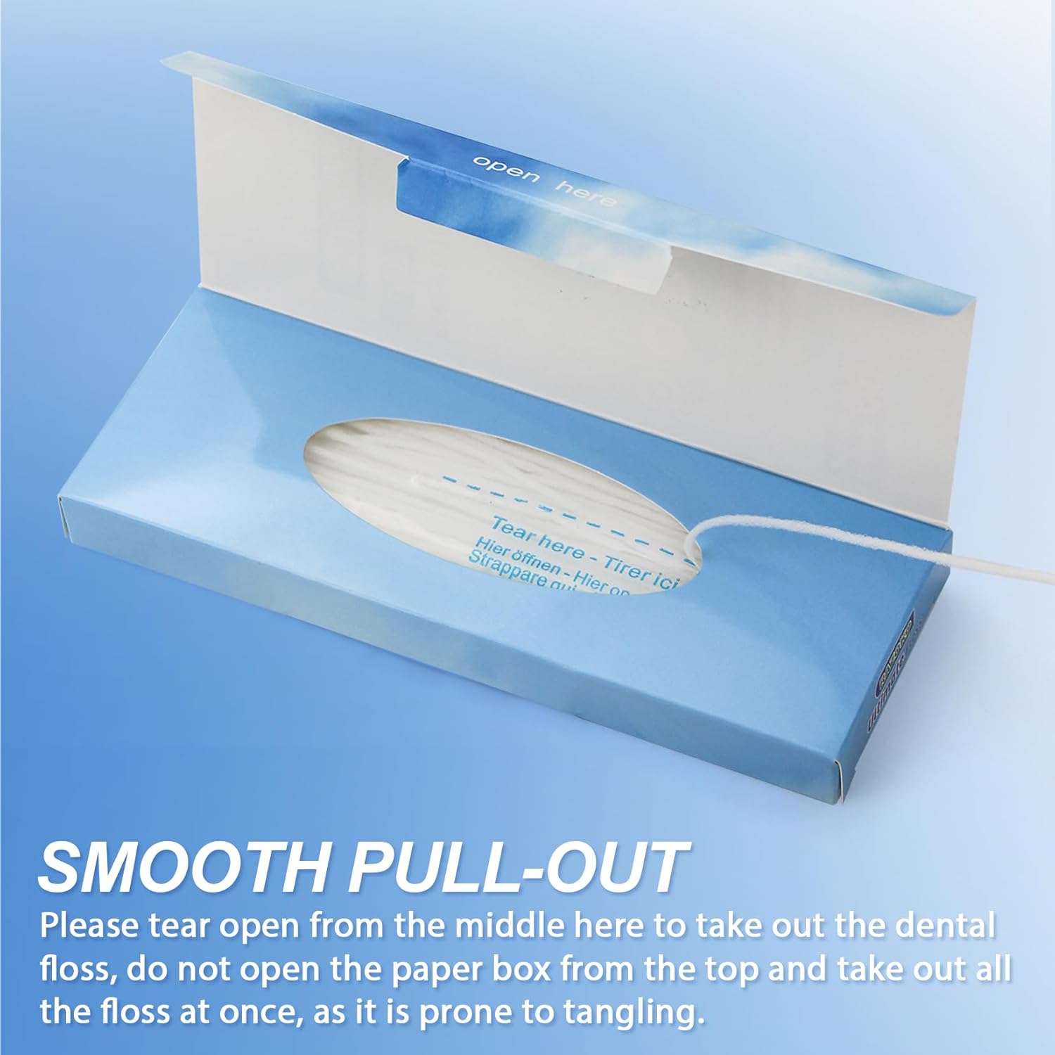 Thumbnail 6 de RAZOKO 3-in-1 Floss for Braces, 120 Pre-Cut Strands (Pack of 2) – Spongy & Regular Floss for Bridges & Wide Gaps