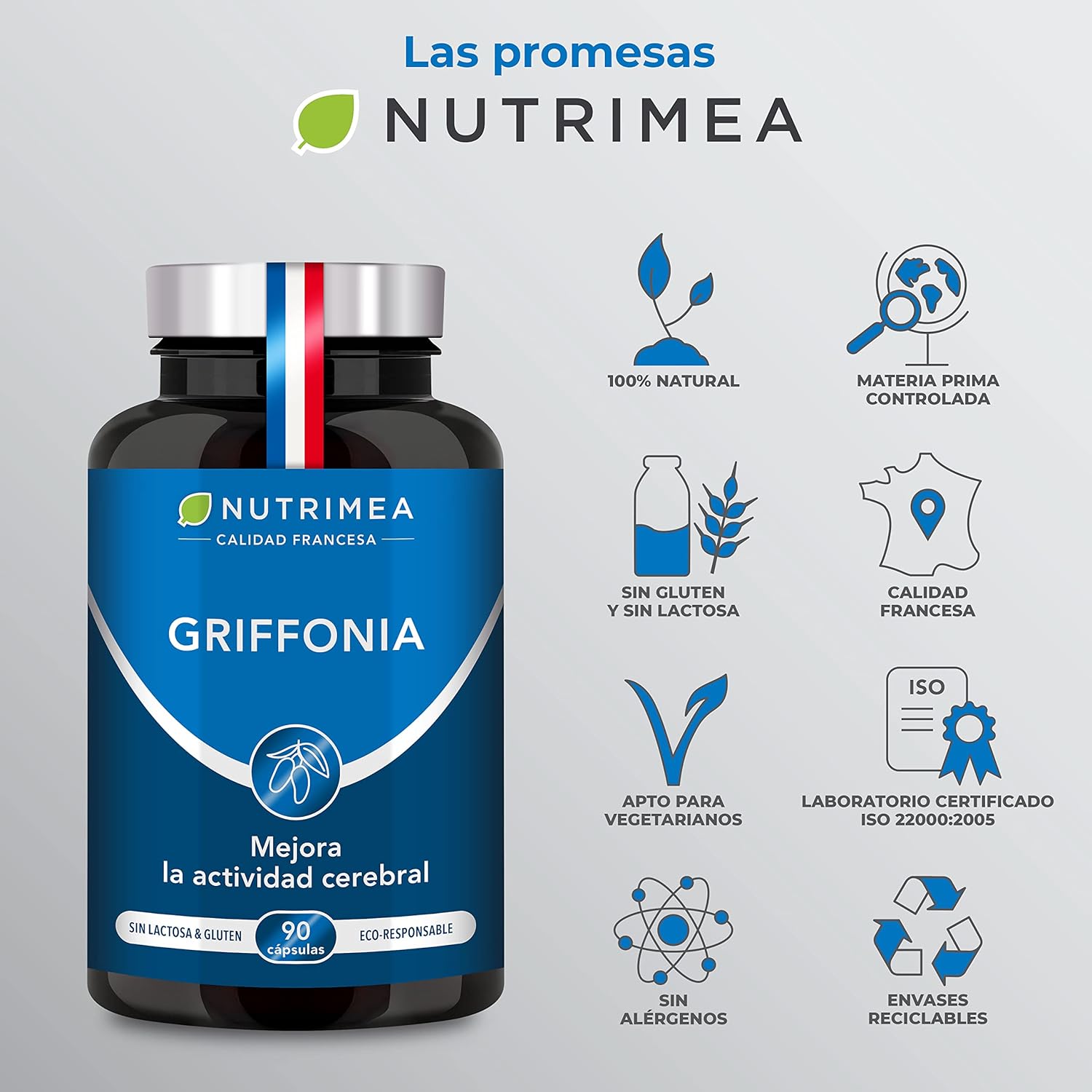 Thumbnail 4 de Nutrimea Griffonia Simplicifolia | Sueño y Bienestar 🌿 90 Cápsulas