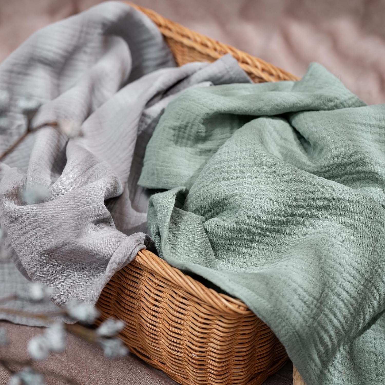 Thumbnail 5 de Soarwg Kids Musselintücher-Set für Baby-Musselinquadrate & Spucktücher (5er-Pack)