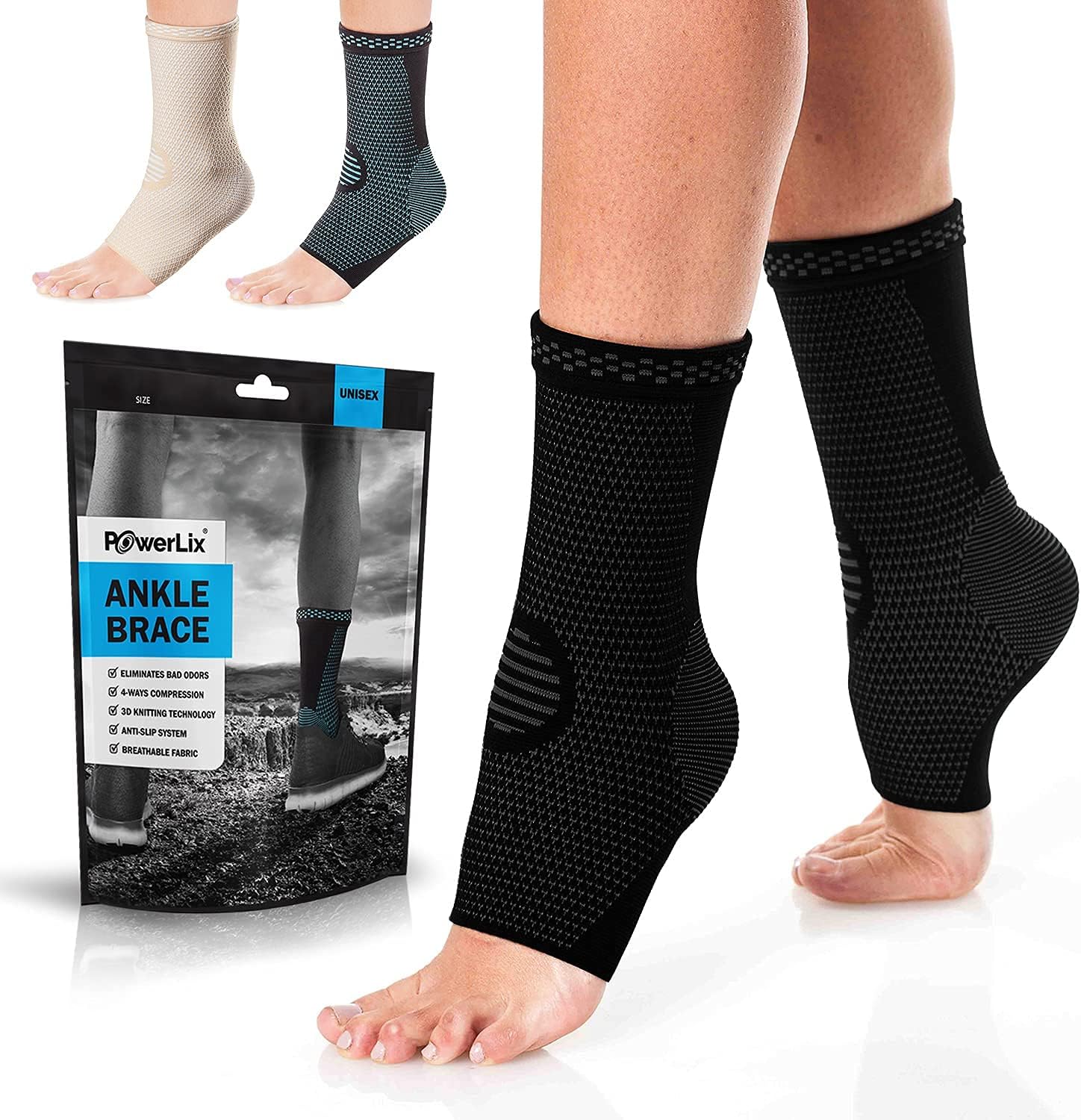 Thumbnail 6 de POWERLIX Ankle Support Brace 2 Pack — ankle support