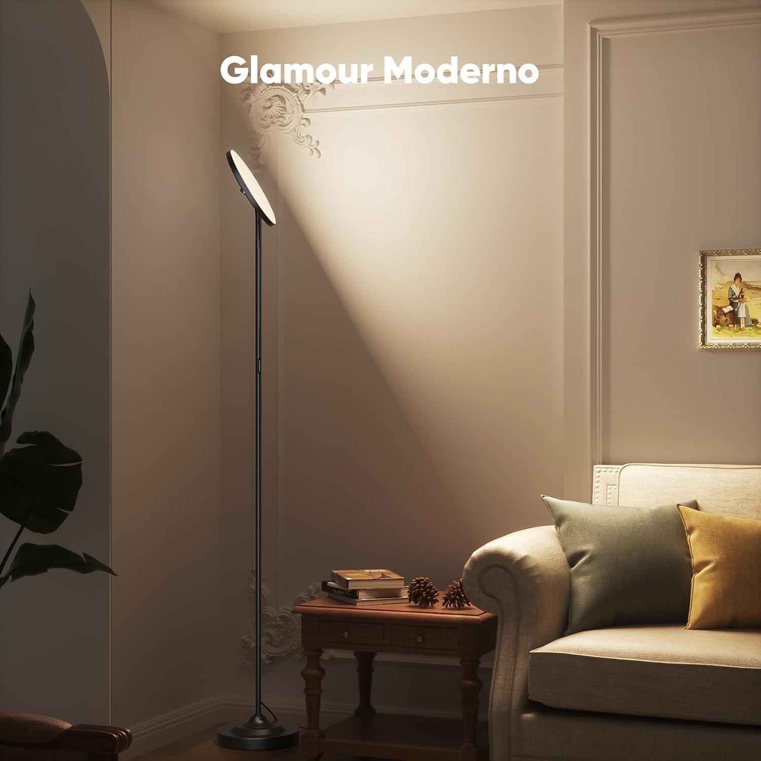 Thumbnail 6 de SIBRILLE 36W Lampada da Terra Salotto: design moderno, controllo tactile e LED dimmerabile