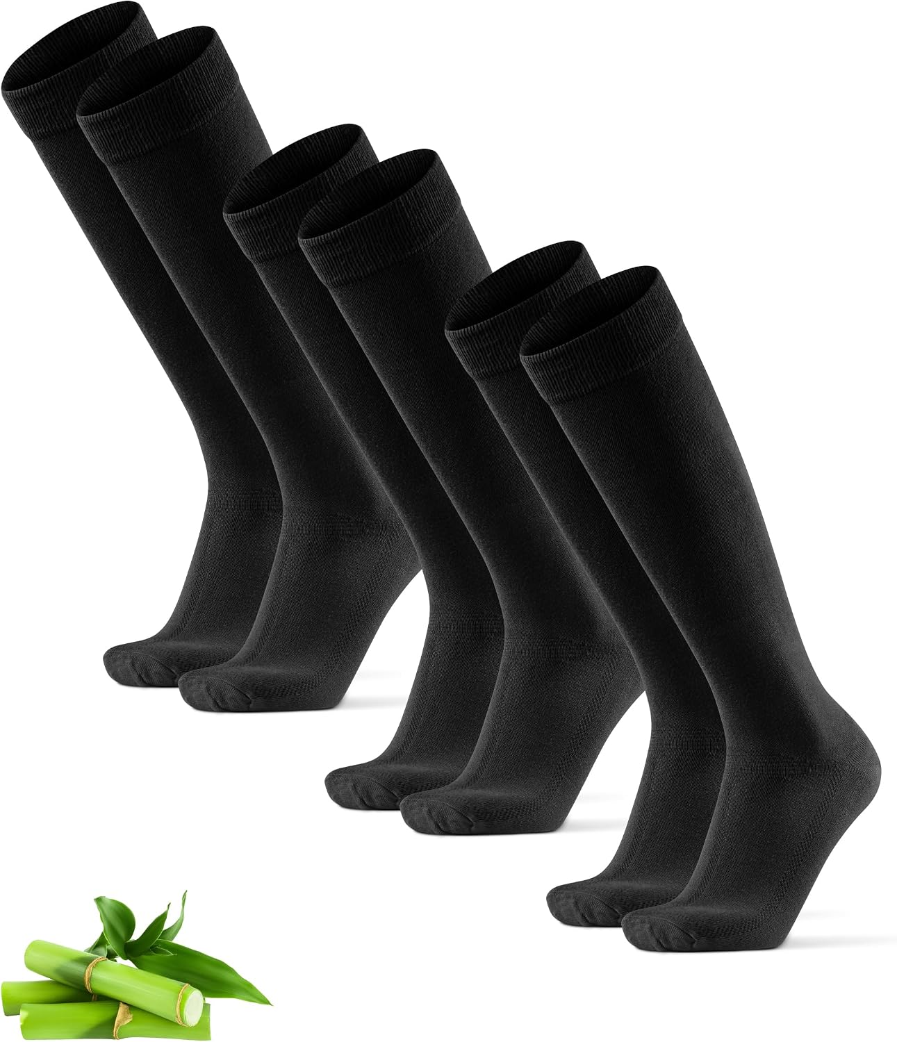 Detalle de DANISH ENDURANCE Chaussettes montantes 3 paires