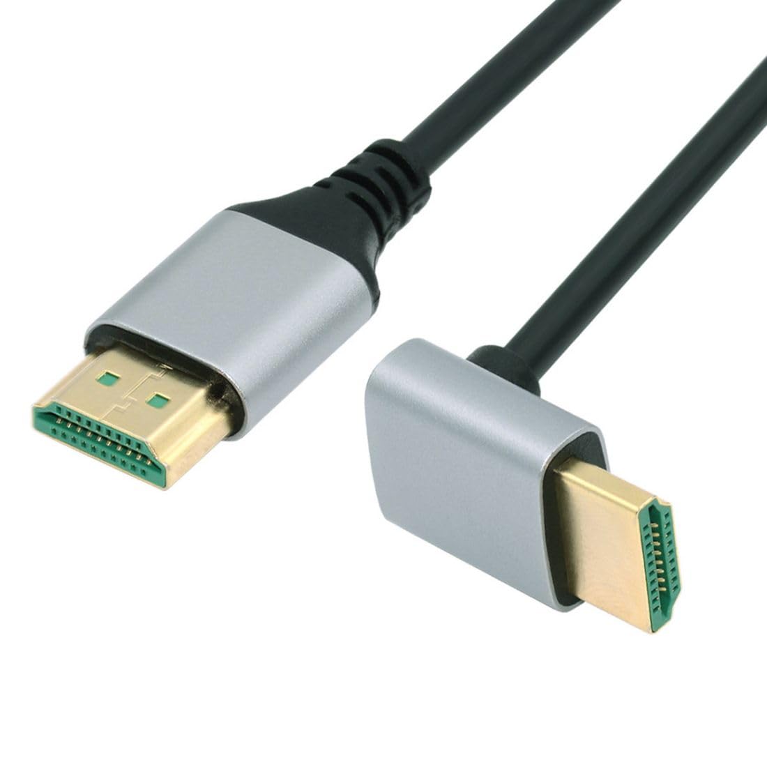 Thumbnail 5 de chenyang HDMI 2.1 Kabel – 90° Abgewinkelt, 8K@60Hz / 4K@120Hz, 48 Gbit/s, vergoldet, 1,0 m