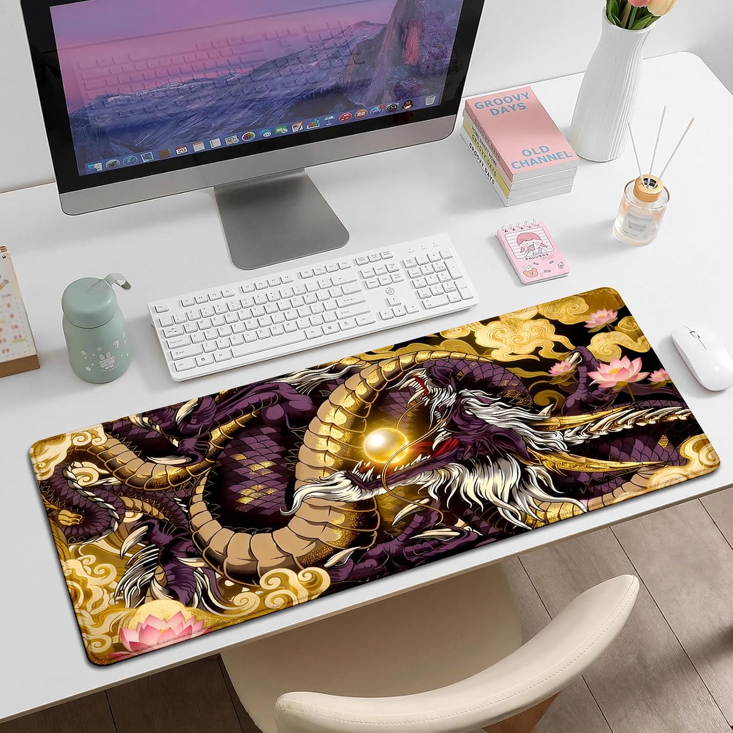 Thumbnail 6 de Anime Dragon Desk Mat 31.5 x 11.8 Inches