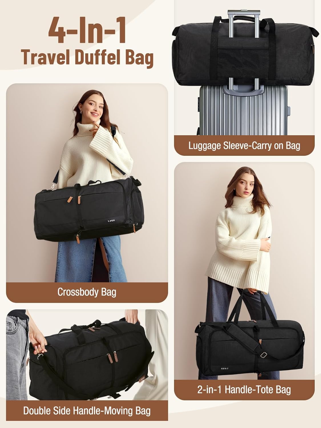 Thumbnail 4 de Lekesky 60L foldable waterproof duffle bag