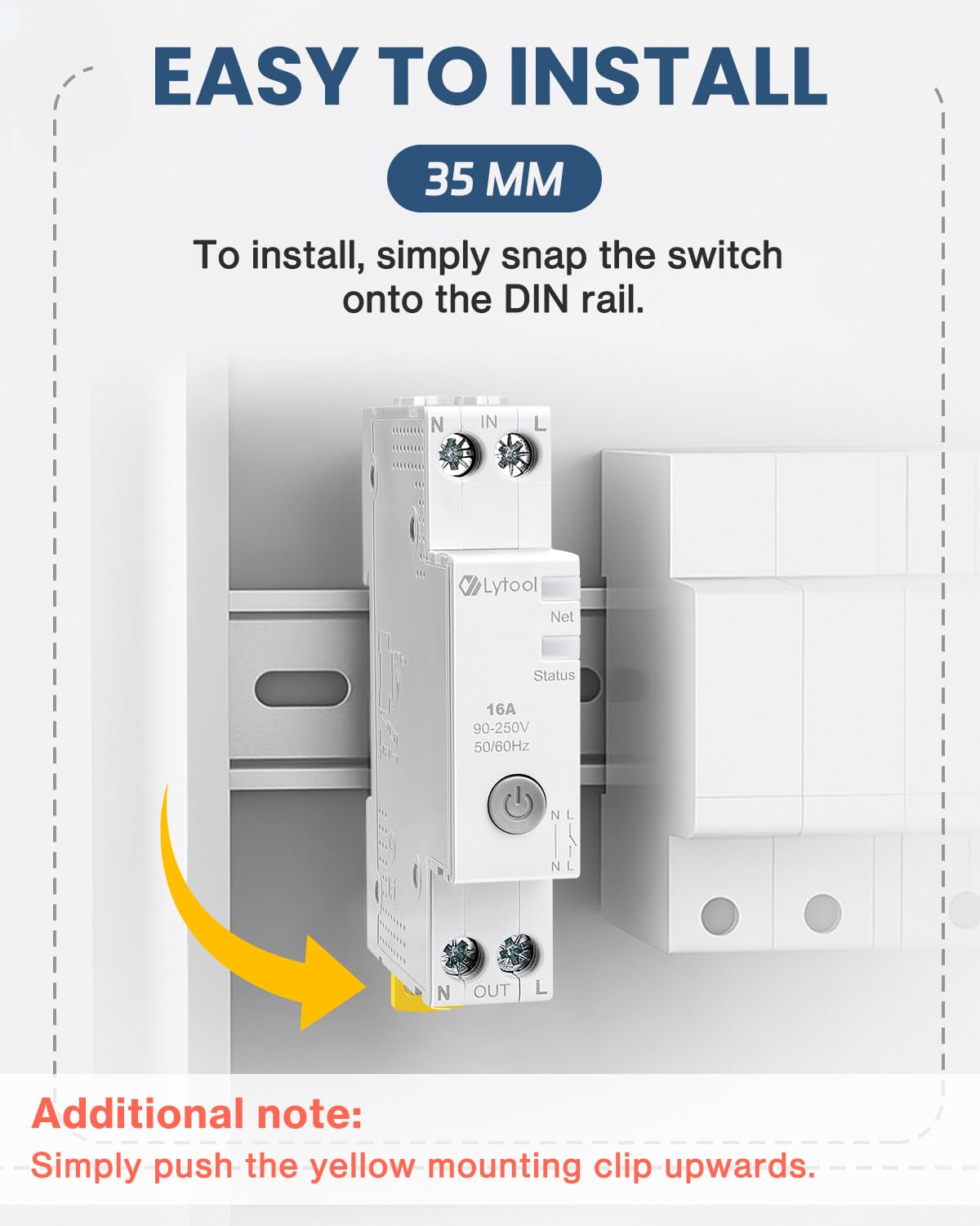 Detalle 2 de Lytool disjoncteur connecté WiFi 16A