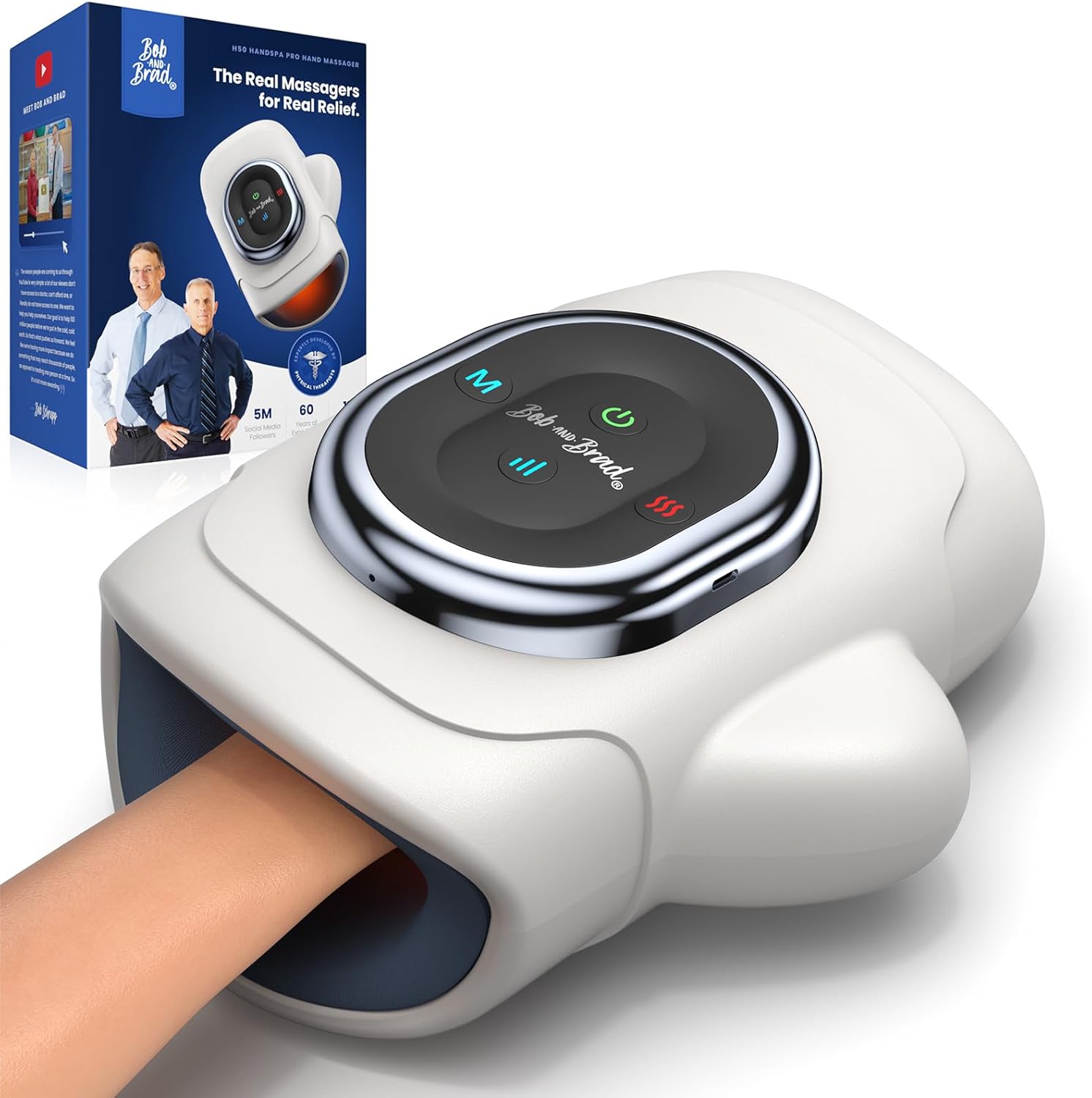 Imagen de BOB AND BRAD Hand Massager with Heat and Compression (H50) en OfertitasTOP