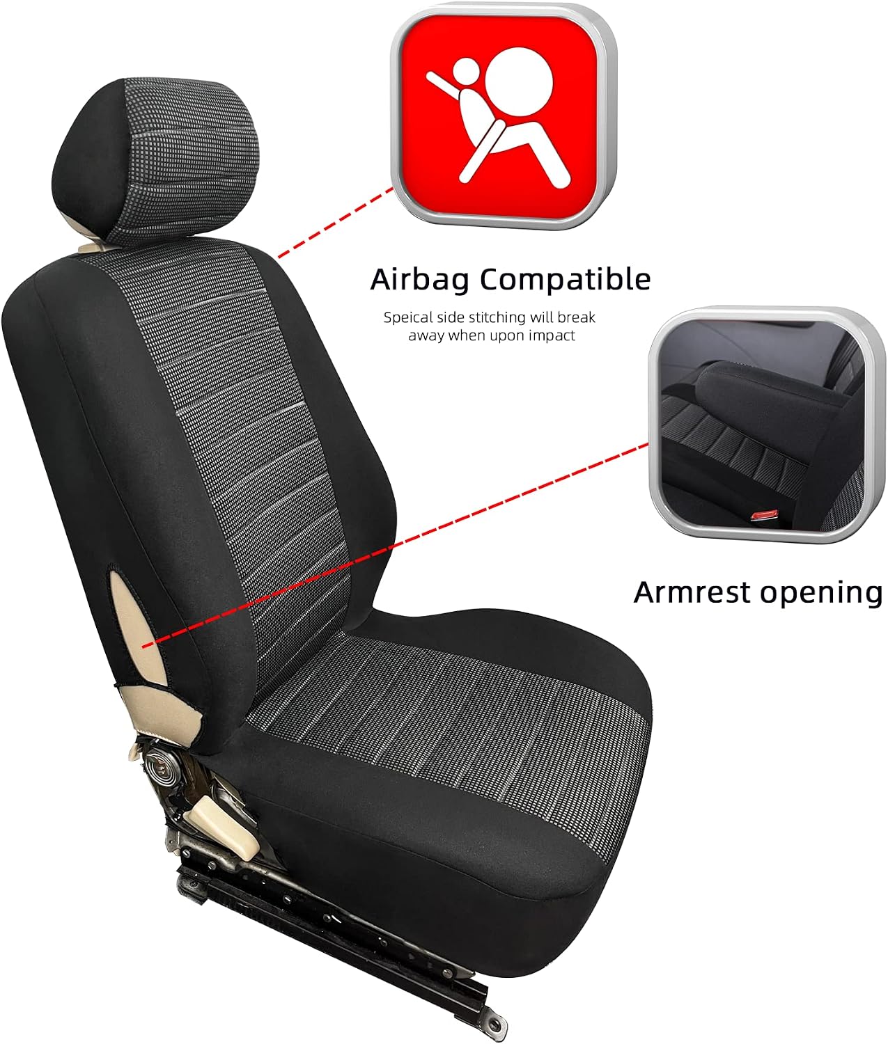 Thumbnail 3 de TOYOUN Fundas para asientos coche 2+1
