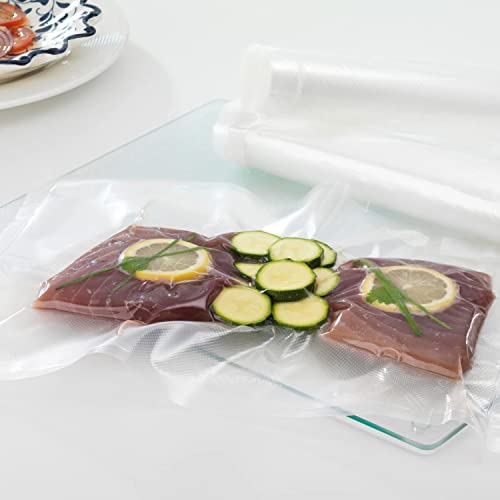 Detalle de FoodSaver sacs de mise sous vide réutilisables FS R2802 – 2 rouleaux 28 cm x 5,5 m, Sans BPA