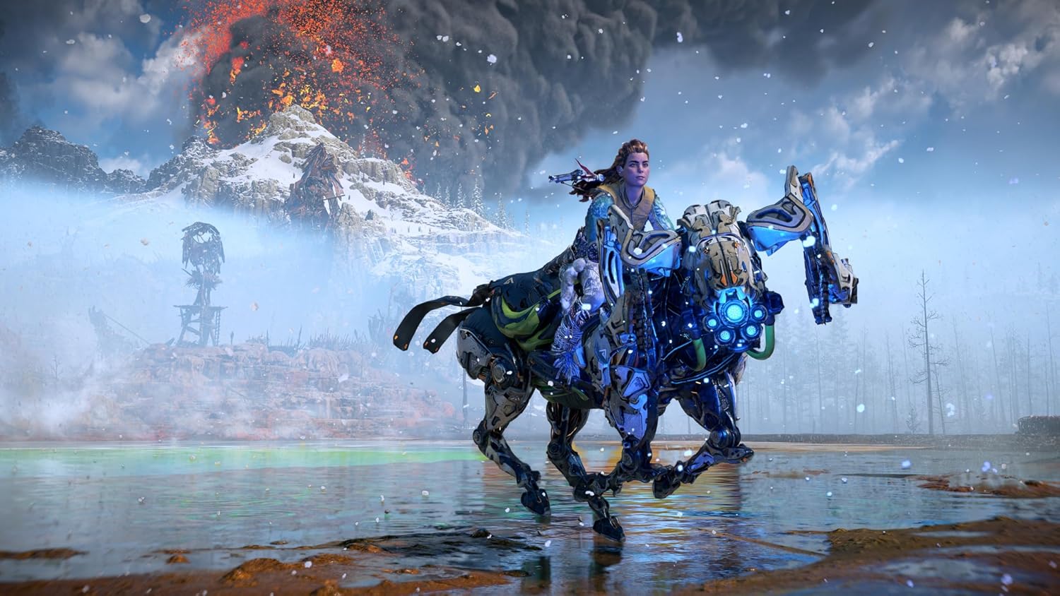 Detalle de Horizon Zero Dawn Remastered Edition — scopri il mondo di Aloy con grafica migliorata su PS5