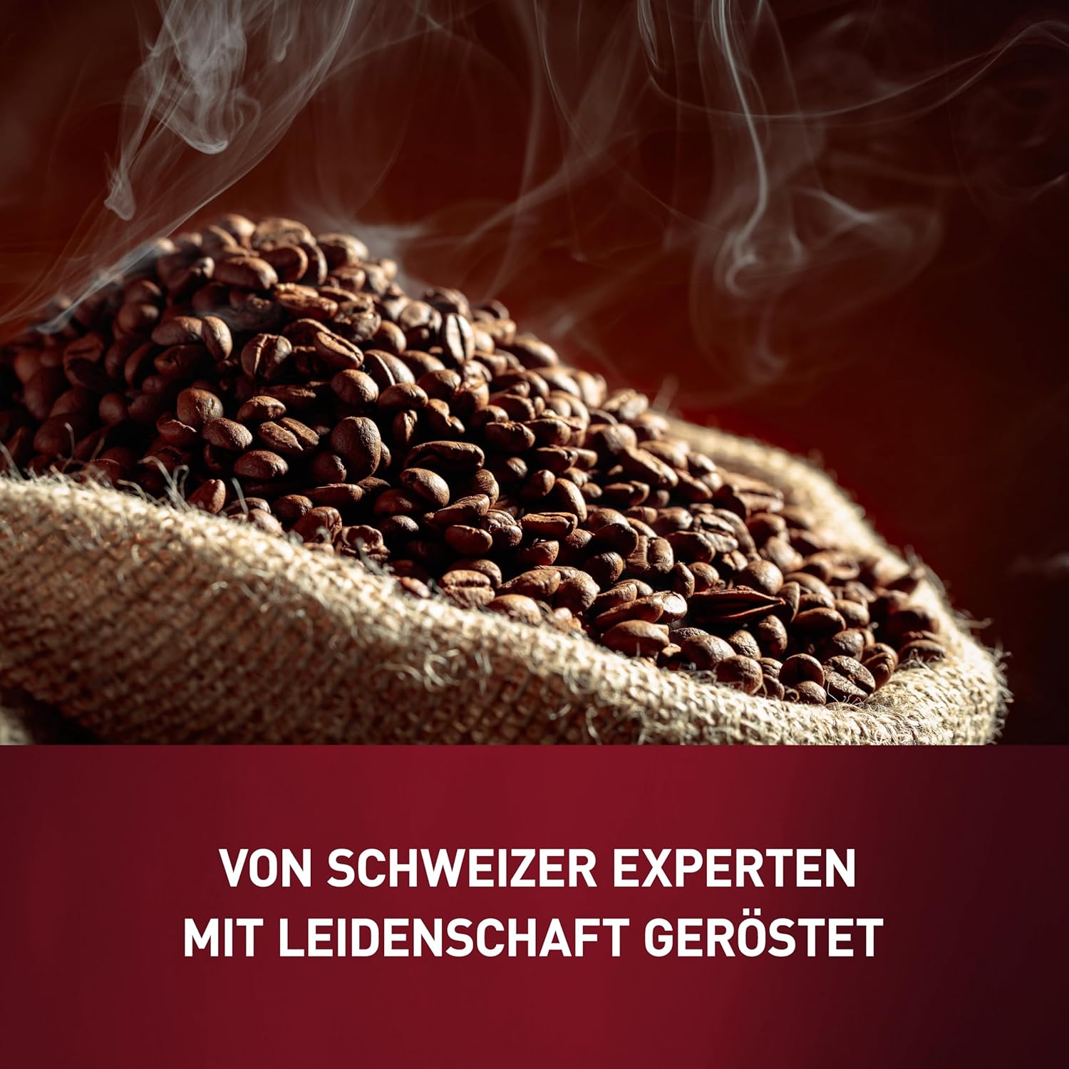 Detalle de Schwiizer Schüümli Crema – 100% Arabica Bohnen, milde Vollautomat-Option, Rainforest Alliance, 1 kg