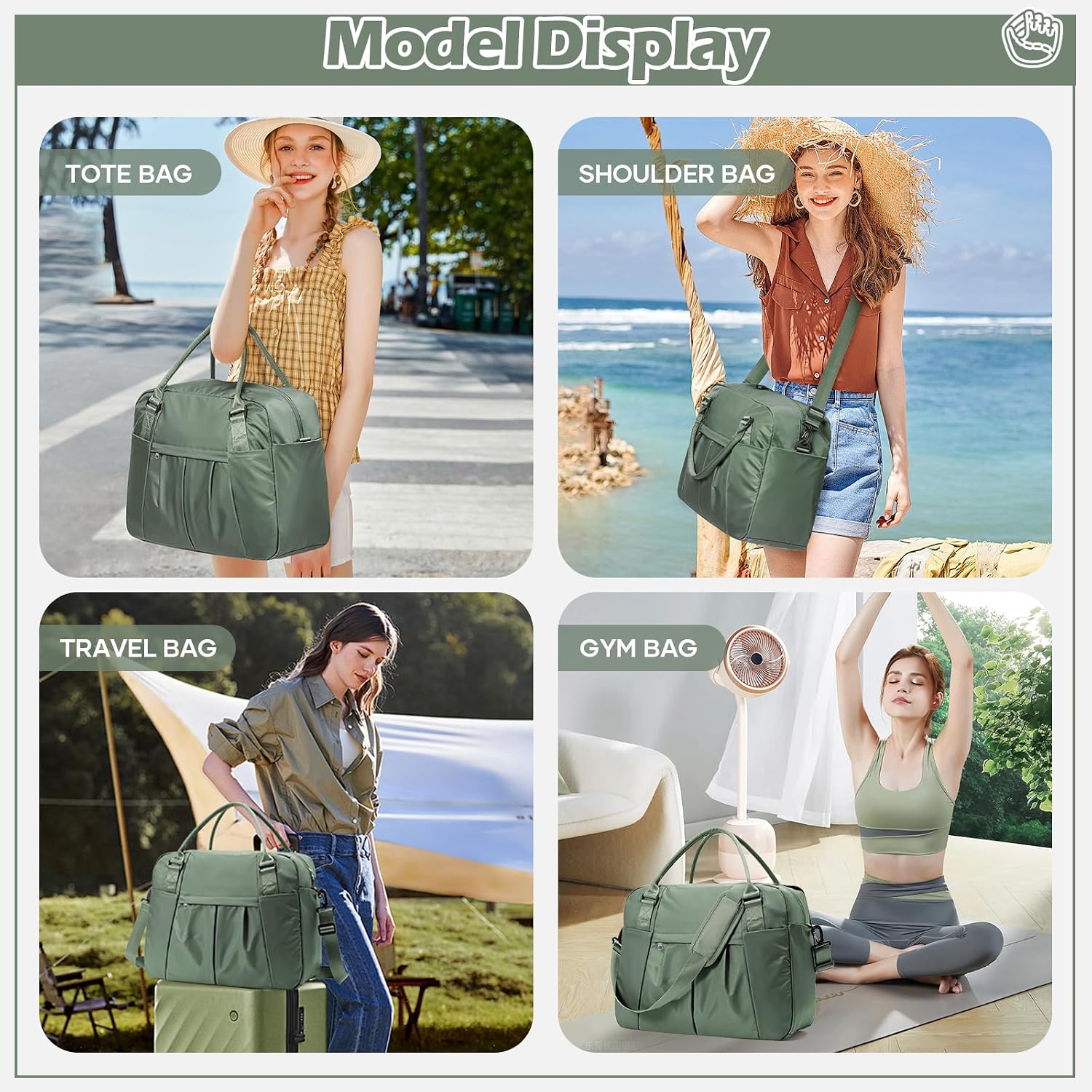 Thumbnail 6 de Easyjet Underseat Cabin Bag 45x36x20cm K3-Green — Weekend Traveller’s Carry-On with Wet Pocket