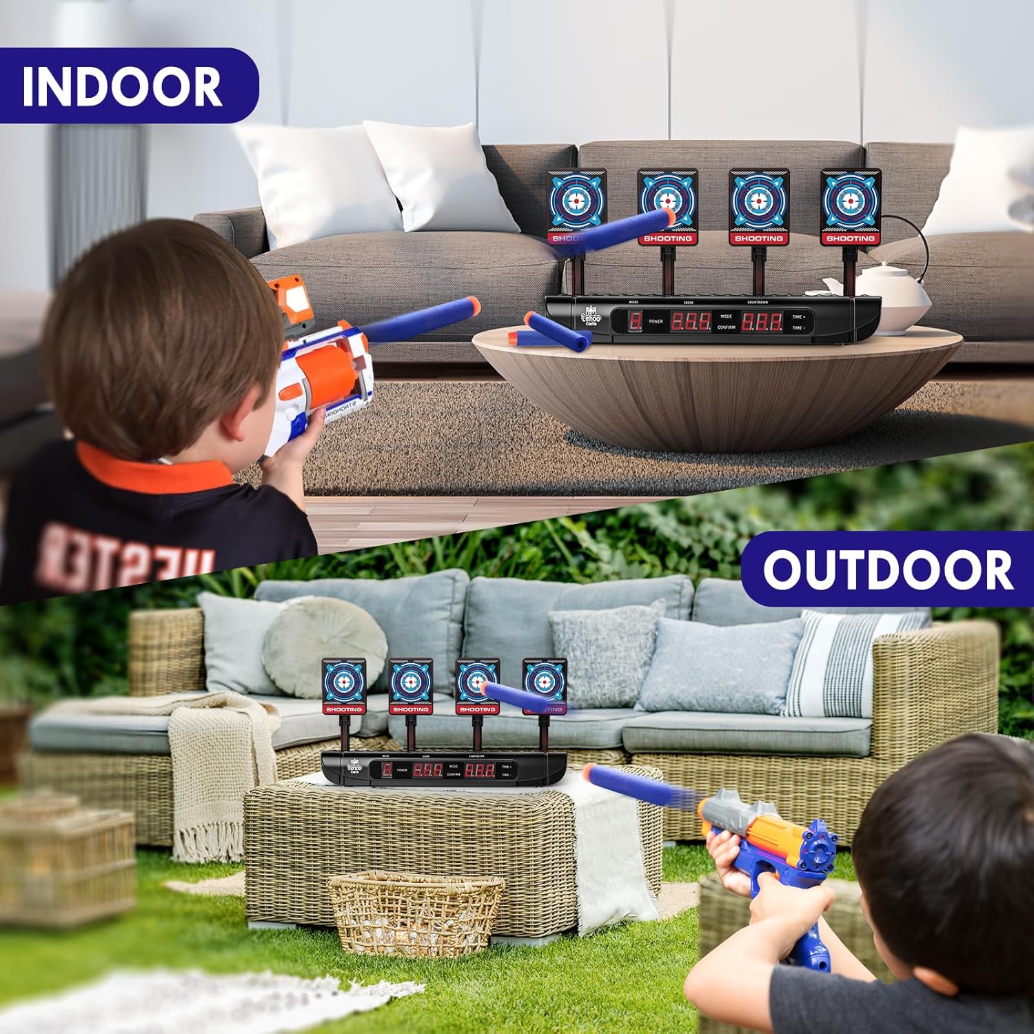 Thumbnail 5 de Lehoo Castle cible Nerf 4 cibles