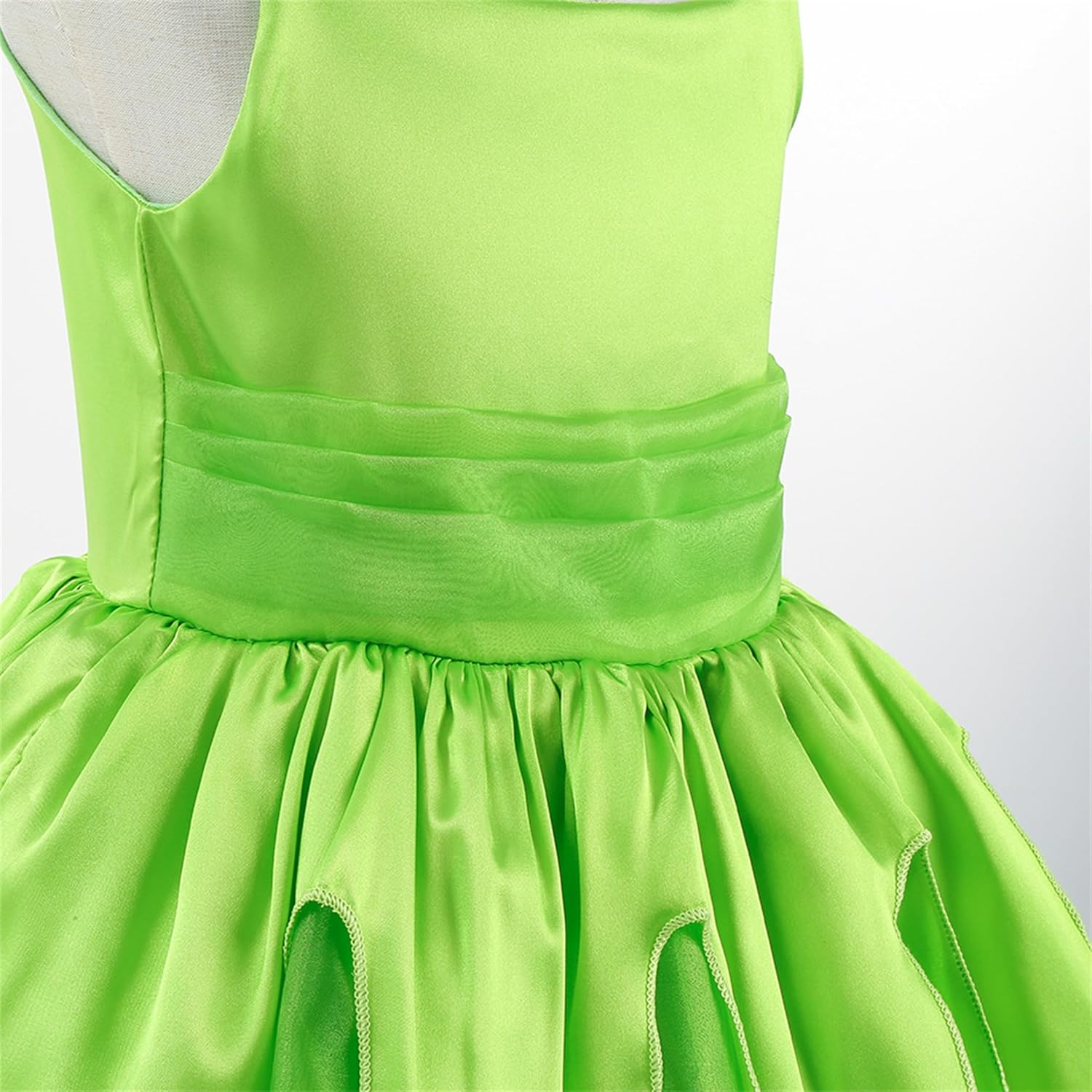 Thumbnail 4 de Robe de la princesse Tiana YOSICIL pour fillette avec ailes de papillon, baguette magique et accessoires