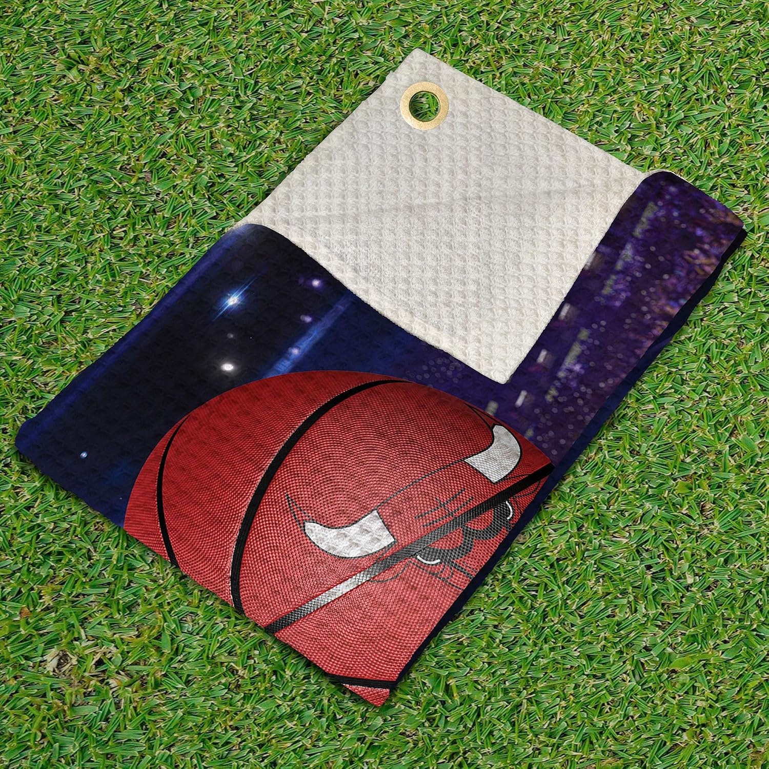 Detalle de Northwest NBA Golf Towel (Official Licensed Microfiber Waffle Fabric) 16x25 in
