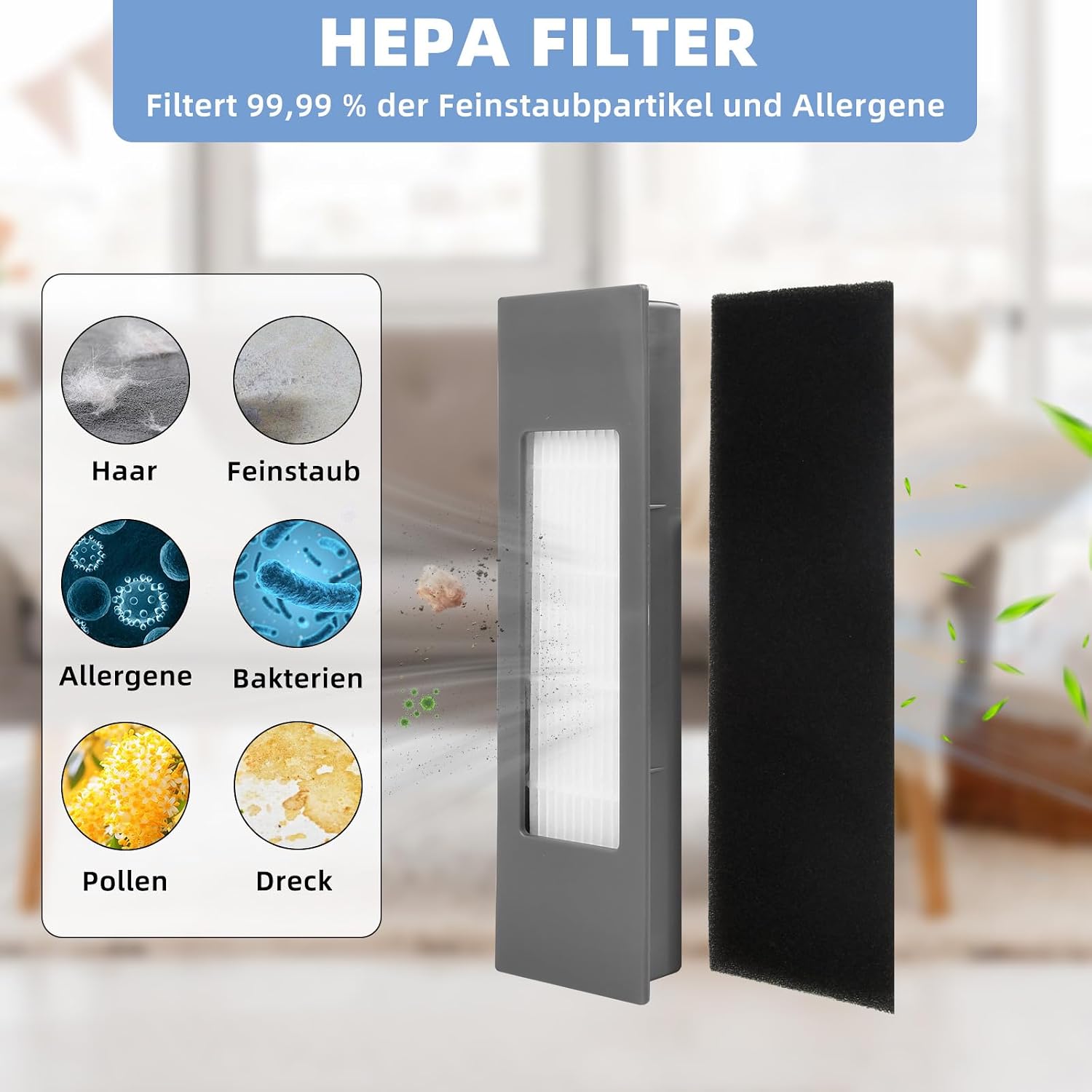 Detalle 2 de KTNAid Zubehör für Ecovacs Deebot 14-teilig