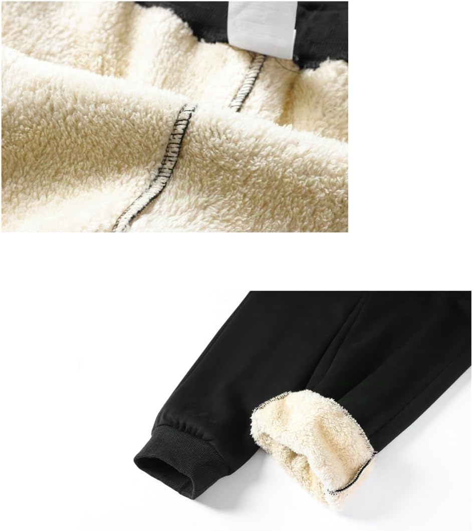 Detalle 2 de STICKON Men's Sherpa-Lined Sweatpants