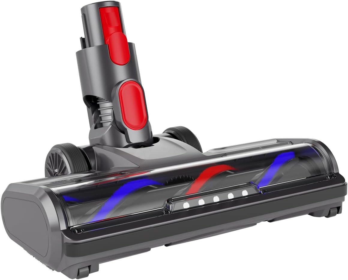 Detalle de KENVOR spazzola compatibile per Dyson V7, V8, V10, V11, V15 (LED) per pavimenti duri