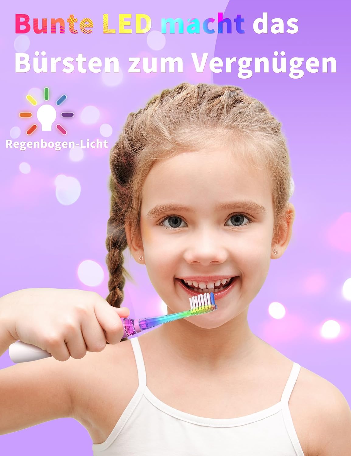 Thumbnail 1 de Seago SG977 Kinderzahnbürste violett 24000 VPM