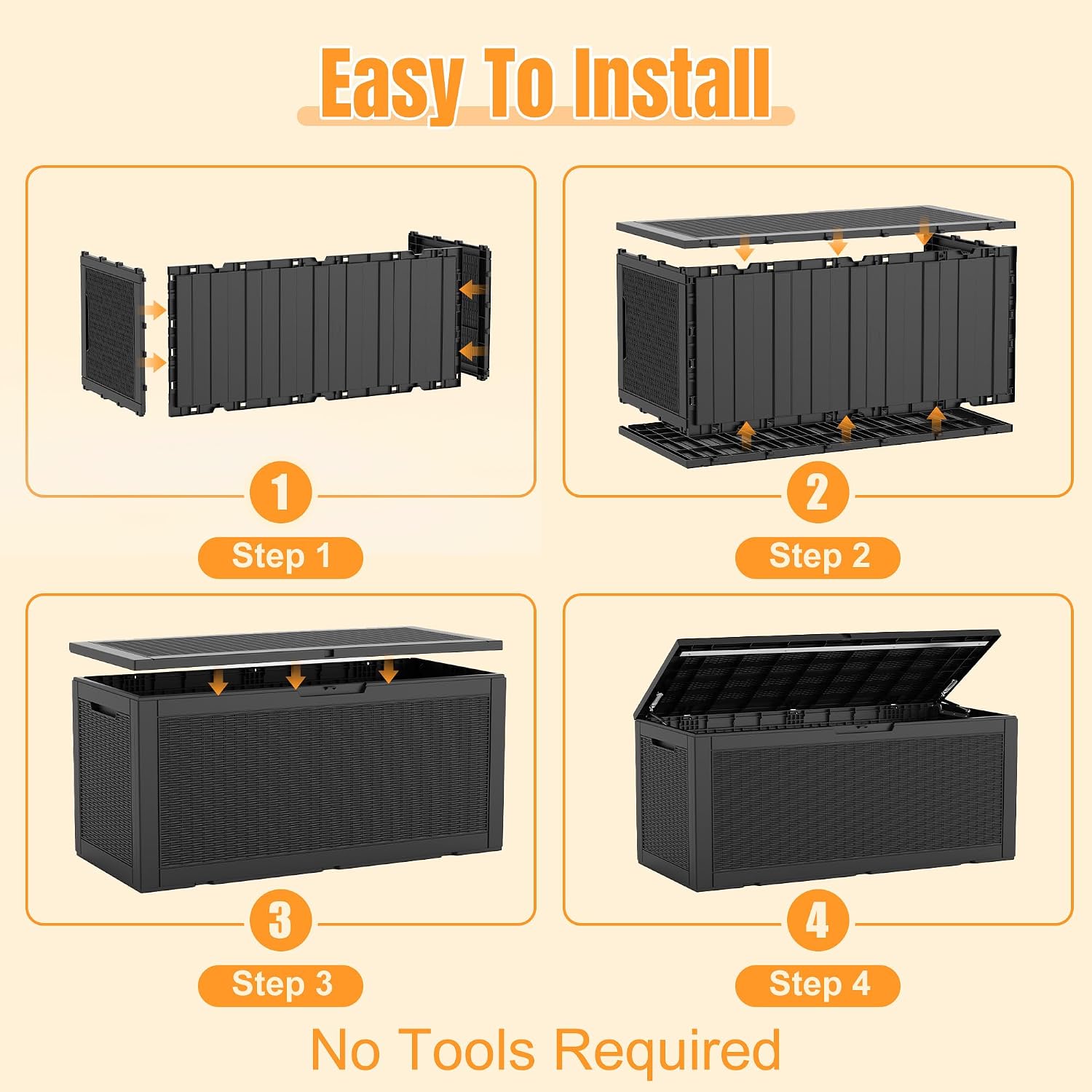Thumbnail 6 de Outdoor Storage Box, 160-Gallon