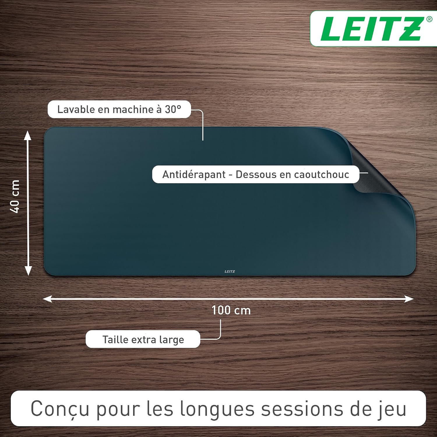 Thumbnail 2 de Leitz tapis gaming extra-large 100x40 cm