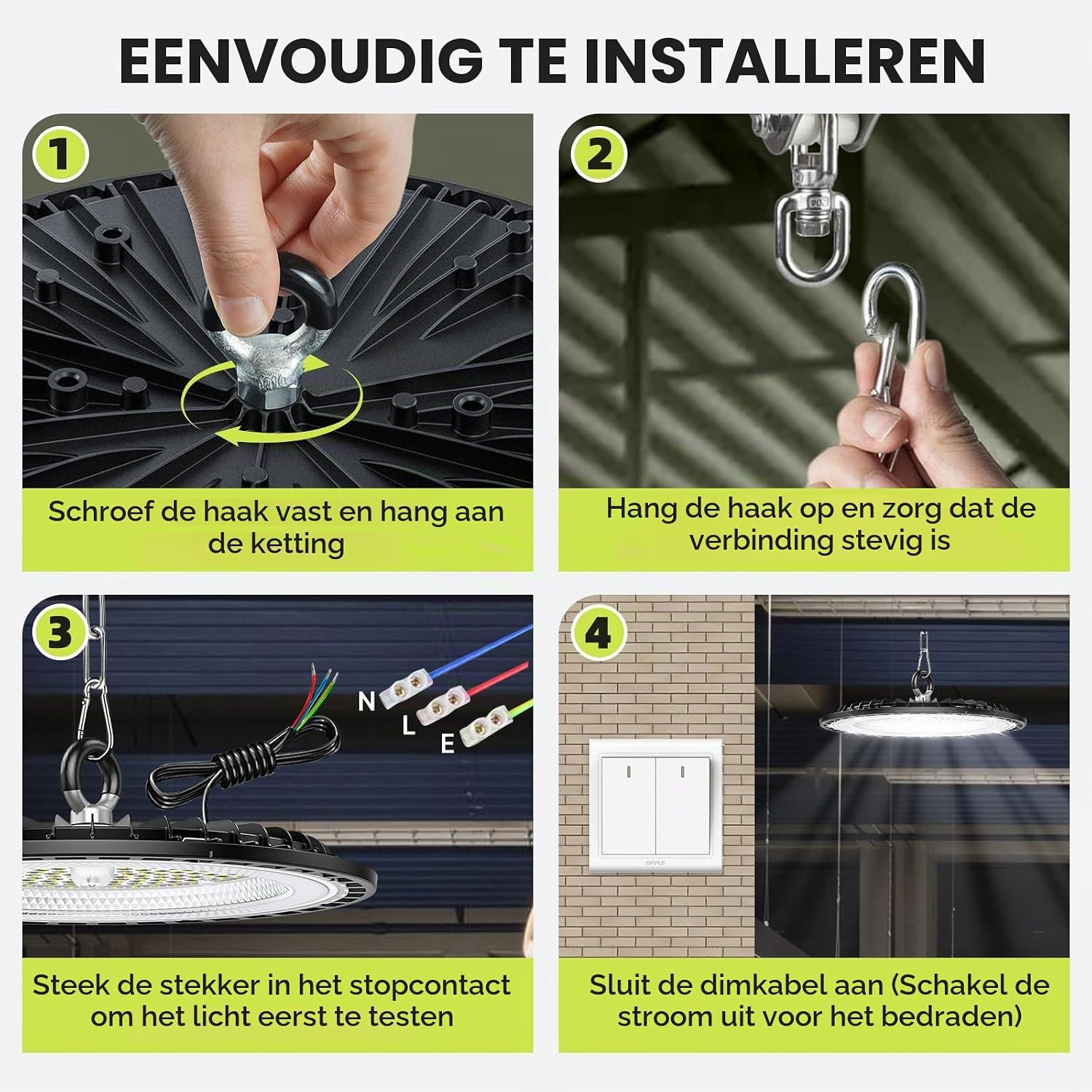 Thumbnail 6 de Tallflly SL-GK15097P UFO-ledhighbay 150 W, 22.500 lm, 6.000 K, IP65