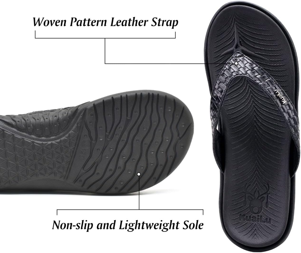 Thumbnail 4 de KuaiLu Womens Flip Flops with Arch Support