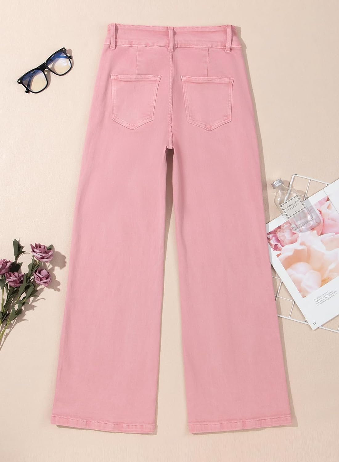 Thumbnail 4 de Sidefeel Wide Leg Jeans High Waisted