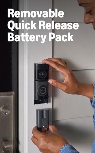 Detalle de Ring Battery Video Doorbell Plus (Newest Gen): A practical DIY wireless doorbell with retinal 2K clarity