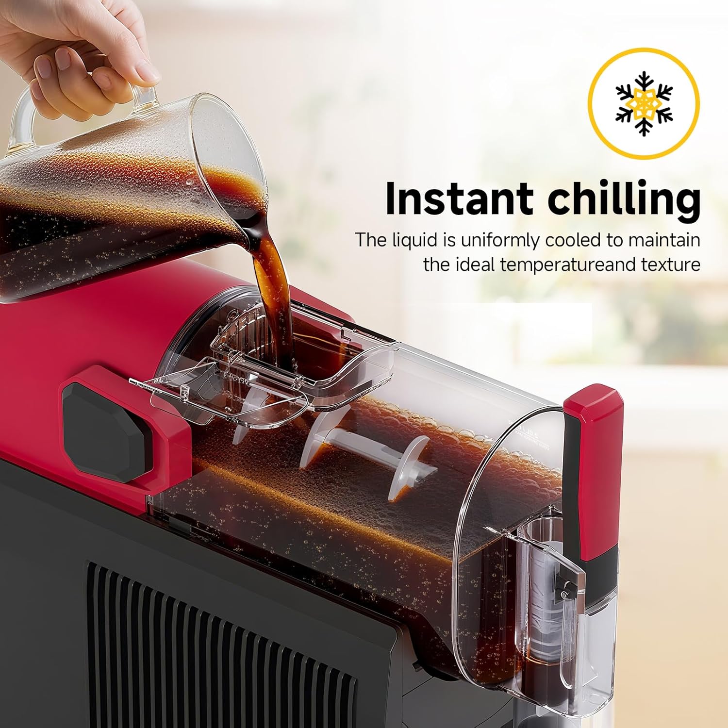 Thumbnail 4 de AAOBOSI Home Slushie Machine (Frozen Drink Maker) with Cookbook, 6 Presets, Auto Cleaning