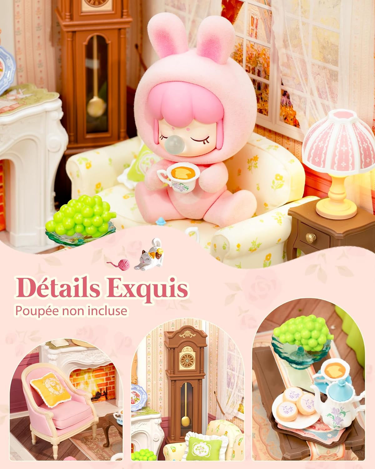 Thumbnail 3 de Rolife Super Creator Holiday Tea Time – Kits de Maison Miniature DIY pour adultes