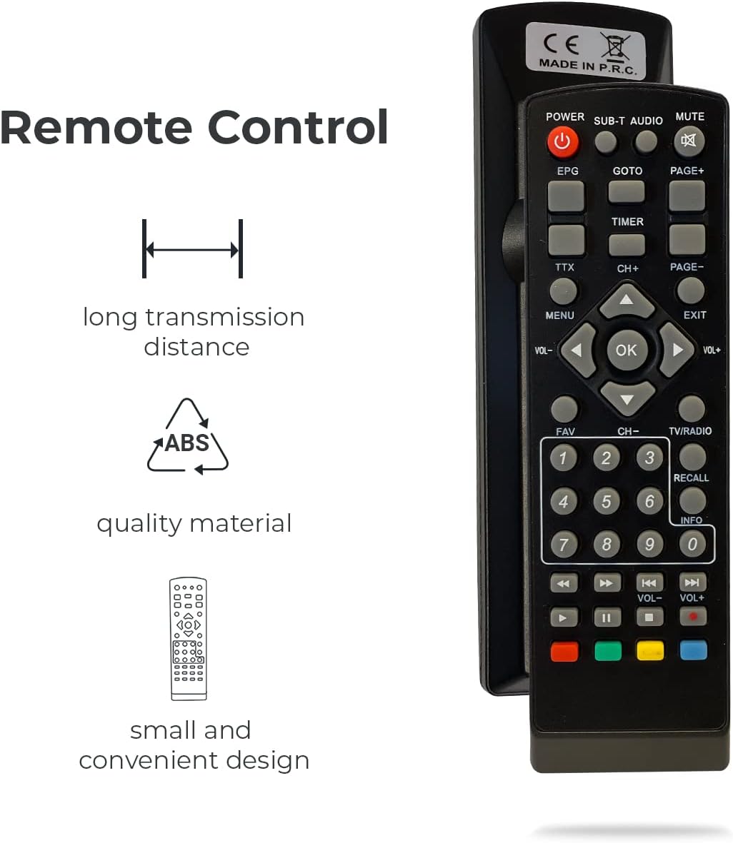 Detalle de LEYF PA-2211 Kabel Receiver: Vielseitiger DVB-C Empfänger für Full HD Kino zu Hause