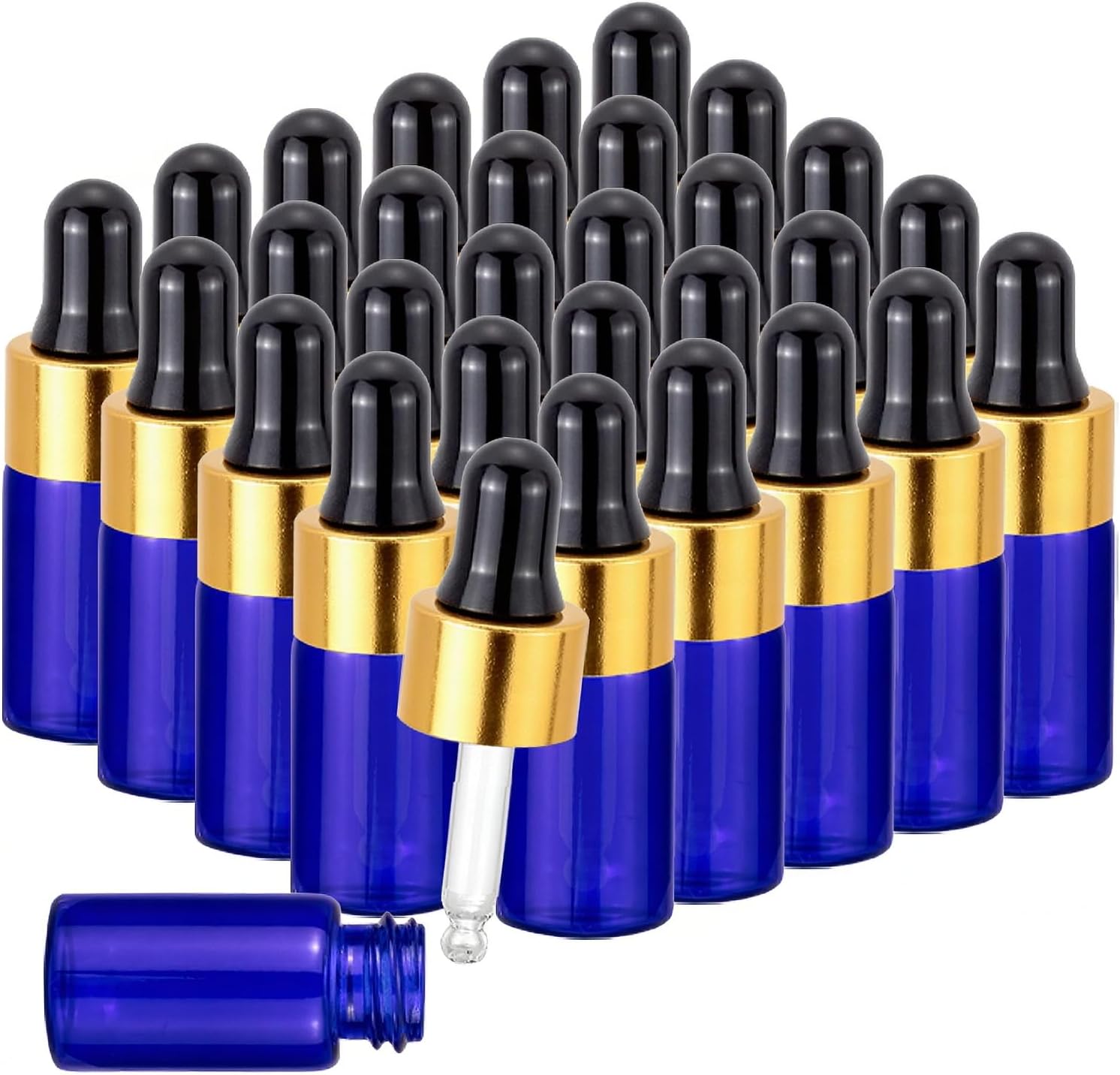 Detalle de Ellbest 3 ml glass dropper bottles