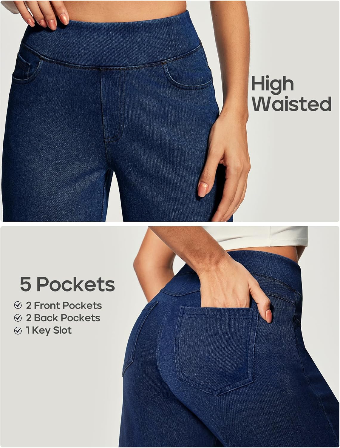 Thumbnail 4 de Heathyoga Wide Leg Jeans for Women