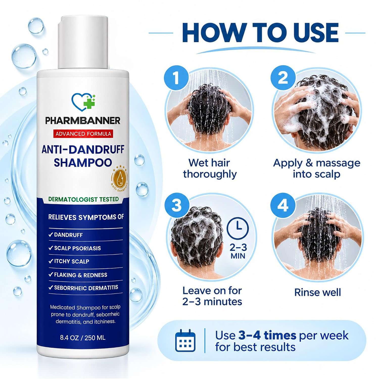 Thumbnail 6 de PHARMBANNER Anti-Fungal Shampoo for Scalp Psoriasis ⚙