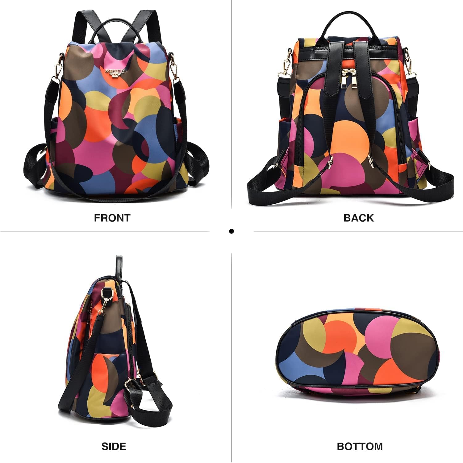 Detalle de Mochila antirrobo impermeable para mujer 1 unidad