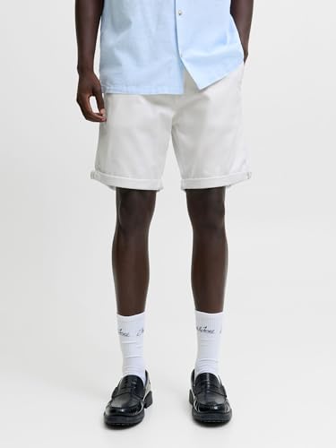 Detalle 2 de JACK & JONES Jjibowie Jjshorts Solid SA SN Bermudas, White, M para Hombre