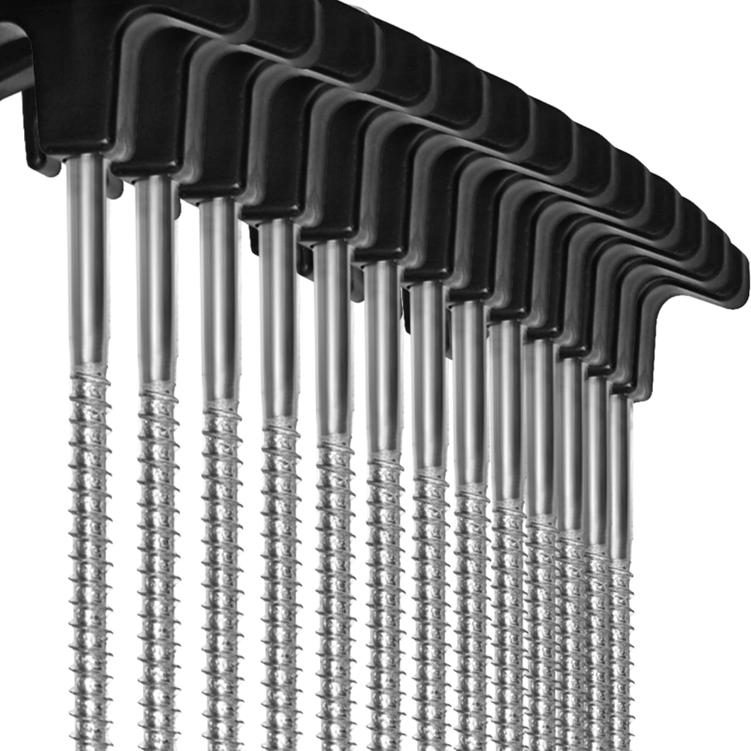 Thumbnail 6 de COM-FOUR® 14x picchetti per tenda in acciaio con adattatore per cacciavite a batteria