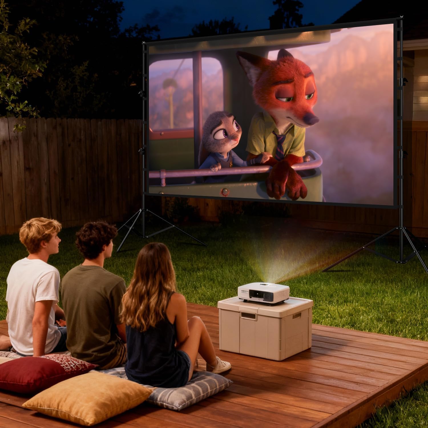 Thumbnail 2 de ACSTAB Projector Screen, 150-Inch