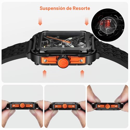 Thumbnail 2 de CIGA Design Serie X SUV: Reloj Automático Hombre, un híbrido esqueleto‑steampunk en acero 316L